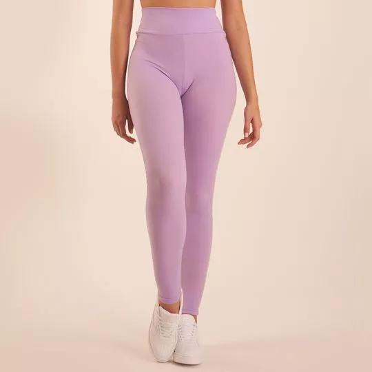 Legging Com Recortes- Lilás- Suntime