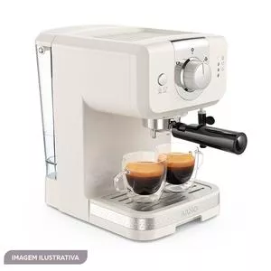 Cafeteira Espresso Steam & Pump Opio Soleil SCSP<BR>- Off White<BR>- 29x20,1x29,7cm<BR>- 127V<BR>- 1170W<BR>- Arno