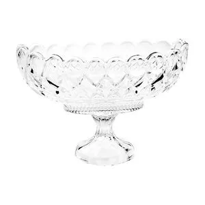 Centro De Mesa Com Pé Angel<BR>- Cristal<BR>- 20x29x13cm<BR>- Wolff