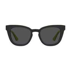 Óculos De Sol Arredondado<BR>- Preto & Verde Limão<BR>- Havaianas