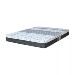 Colchão Queen Size Sleep<BR>- Branco & Preto<BR>- 25x158x198cm<BR>- Castor