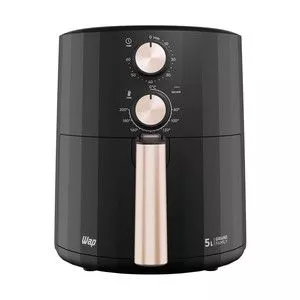 Fritadeira Elétrica Airfry Grand Family<BR>- Preta & Dourada<BR>- 31,7x37,3x27cm<BR>- 5L<BR>- 220V<BR>- 1500W<BR>- 200°C