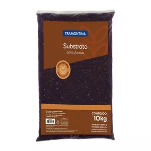 Substrato Orgânico Para Plantas<BR>- Marrom Escuro<BR>- 10Kg