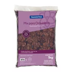 Mix Orquídea Premium<BR>- Marrom Escuro<BR>- 1Kg