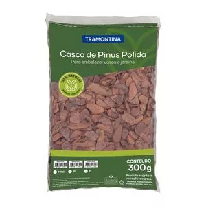 Casca De Pinus Polida<BR>- Marrom Escuro<BR>- Tamanho: Mini<BR>- 300g