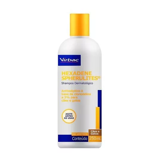 Shampoo Dermatológico Hexadene Spherulites- Uso Tópico- 250ml- Virbac