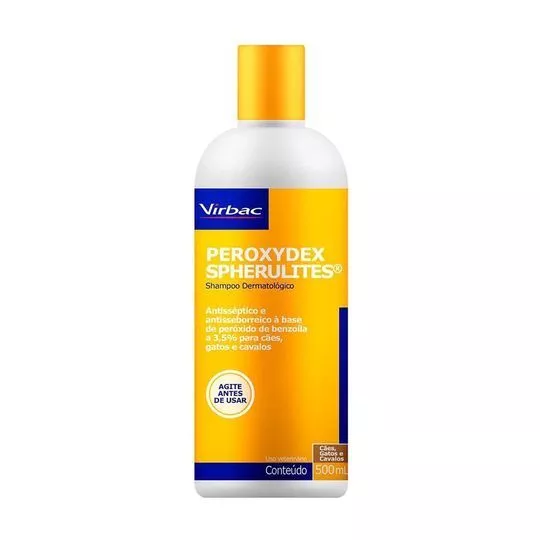 Shampoo Dermatológico Peroxydex Spherulites- Uso Tópico- 500ml- Virbac