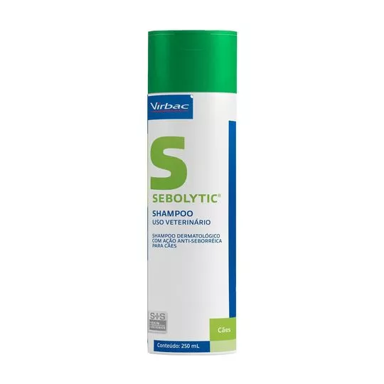 Shampoo Sebolytic- Uso Tópico- 250ml- Virbac