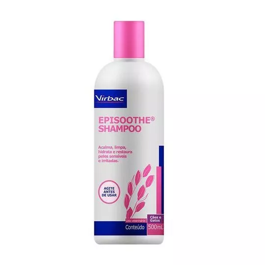 Shampoo Episoothe- Uso Tópico- 500ml- Virbac