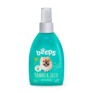 Beeps Banho A Seco<BR>- Melão<BR>- Uso Tópico<BR>- 200ml<BR>- Pet Society