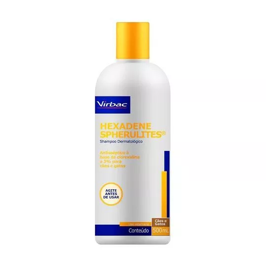 Shampoo Dermatológico Hexadene Spherulites- Uso Tópico- 500ml- Virbac