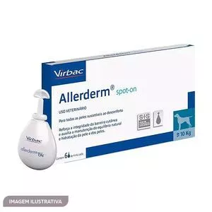 Allerderm® Spot-On<BR>- Uso Tópico<BR>- 6 Pipetas<BR>- Vetline