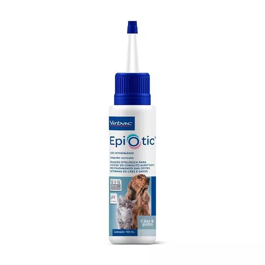 Limpador Auricular Epiotic Sis- 100ml- Vetline