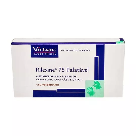 Rilexine® 75- Uso Oral- 14 Comprimidos- Vetline