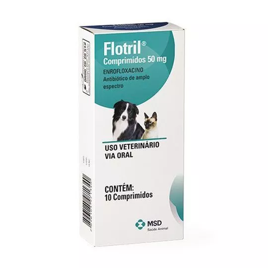 Flotril® 50mg- Uso Oral- 10 Comprimidos- Vetline