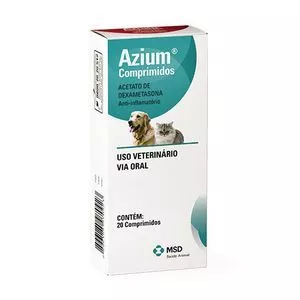 Azium<BR>- Uso Oral<BR>- 20 Comprimidos<BR>- Vetline