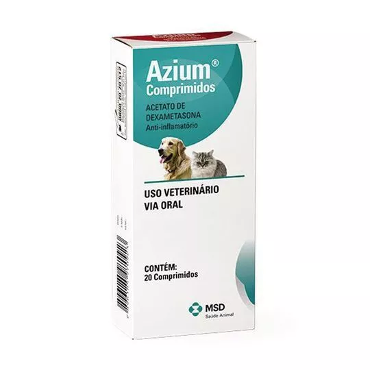 Azium- Uso Oral- 20 Comprimidos- Vetline