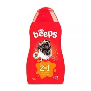 Shampoo 2 Em 1 Beeps<BR>- Melancia<BR>- Uso Tópico<BR>- 500ml<BR>- Vetline