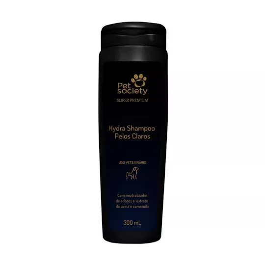 Shampoo Hydra Super Premium Pelos Claros- Uso Tópico- 300ml- Vetline