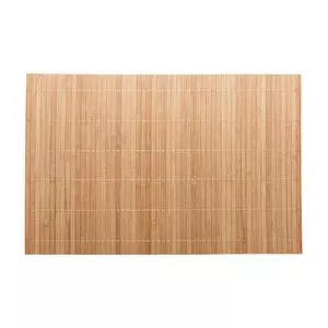 Lugar Americano Bambu<BR>- Bege & Bege Claro<BR>- 45x30cm<BR>- Lyor