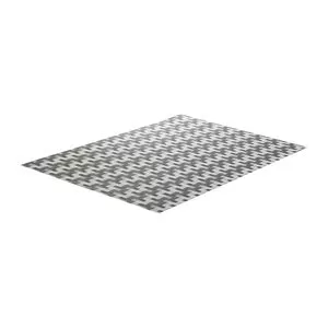 Lugar Americano Abstract<BR>- Cinza & Cinza Claro<BR>- 45x30cm<BR>- Wolff