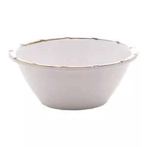 Bowl Bambu<BR>- Branco & Bege<BR>- 6xØ15cm<BR>- 640ml<BR>- Wolff