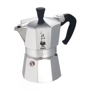 Cafeteira Nova Moka Express<BR>- Prateada & Preta<BR>- 670ml<BR>- Bialetti