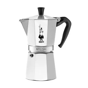 Cafeteira Nova Moka Express<BR>- Prateada & Preta<BR>- 810ml<BR>- Bialetti