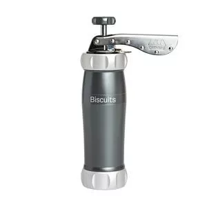 Biscoiteira Elegance<BR>- Cinza Escuro<BR>- 22xØ18cm<BR>- Bialetti