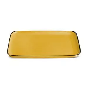 Bandeja Com Relevos<BR>- Amarelo<BR>- 2x21x13cm<BR>- Bialetti