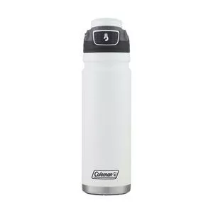 Garrafa Térmica Autospout®<BR>- Inox & Branca<BR>- 710ml<BR>- Coleman