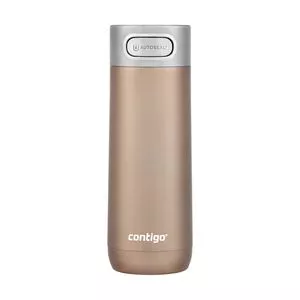 Garrafa Térmica Luxe Autoseal®<BR>- Inox & Rose Gold<BR>- 473ml<BR>- Contigo