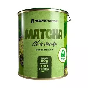 Chá Verde Matchá<BR>- 80g<BR>- New Nutrition
