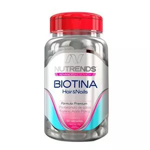 Biotina Hair & Nails<BR>- 60 Cápsulas<BR>- Nutrends