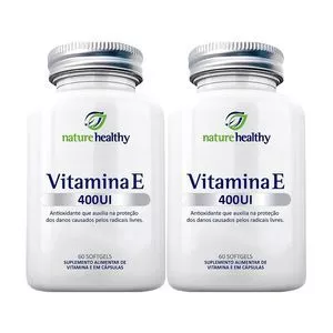 Combo Vitamina E 400UI<BR>- 2 Unidades<BR>- Nature Healthy