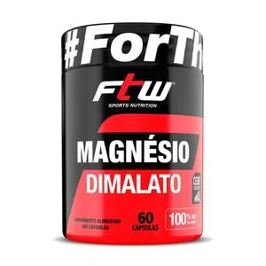Magnésio Dimalato<BR>- 60 Cápsulas<BR>- Fitoway
