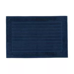 Toalha Para Piso Scala<BR>- Azul Marinho<BR>- 86x60cm<BR>- Trussardi