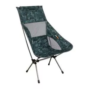 Cadeira Portátil Kamel<BR>- Verde Militar & Azul Escuro<BR>- 85x56x65cm