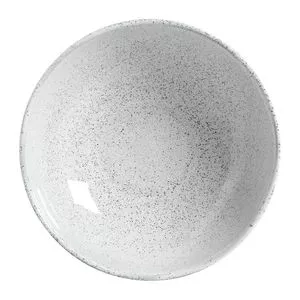 Tigela Orgânico Stoneware<BR>- Branca<BR>- 8xØ25cm