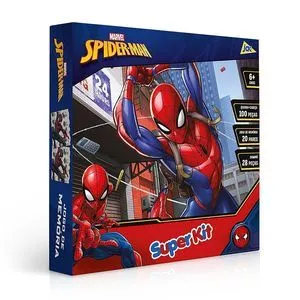 Kit De Jogos Spider-Man®<BR>- Azul & Vermelho<BR>- 3 Jogos<BR>- Toyster