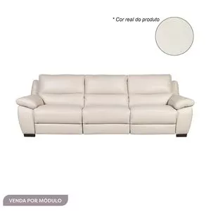 Módulo U214 Maior Esquerdo Com 1 Braço Com Mecanismo Elétrico<BR>- Off White<BR>- 96x105x157cm<BR>- Bivolt<BR>- Natuzzi Group