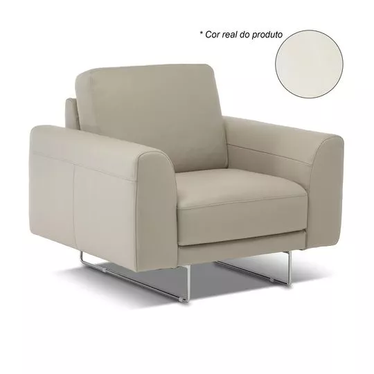 Poltrona U276- Off White- 84x100x90cm- Natuzzi Group