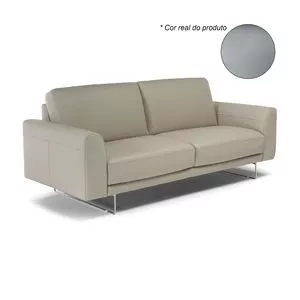 Sofá 2 Lugares U279<BR>- Cinza<BR>- 84x160x90cm<BR>- Natuzzi Group