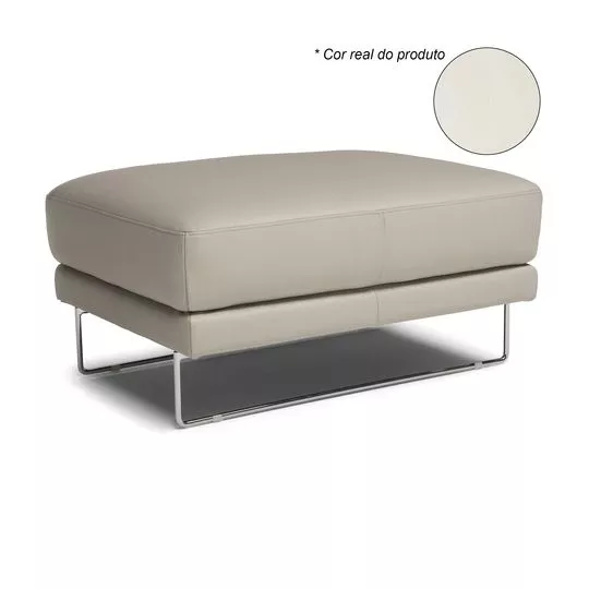 Puff U278- Off White- 43x88x64cm- Natuzzi Group