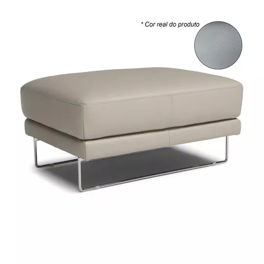 Puff U279- Cinza- 43x88x64cm- Natuzzi Group