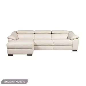 Módulo U283 Chaise Com 1 Braço Esquerdo Fixo<BR>- Fendi<BR>- 74x101x171cm<BR>- Natuzzi Group