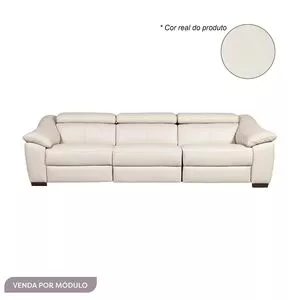 Módulo U283 Esquerdo Com 1 Braço Com Mecanismo Elétrico<BR>- Off White<BR>- 74x101x106cm<BR>- Bivolt<BR>- Natuzzi Group