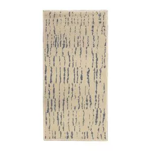 Tapete Herat New<BR>- Bege & Azul Marinho<BR>- 100x50cm<BR>- Tapete São Carlos