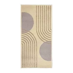 Tapete Herat New<BR>- Bege & Lilás<BR>- 100x50cm<BR>- Tapete São Carlos