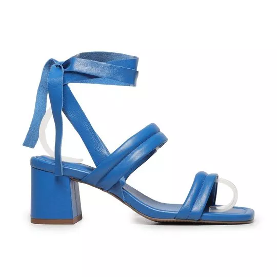 Sandália Com Tiras- Azul Escuro- Loucos e Santos